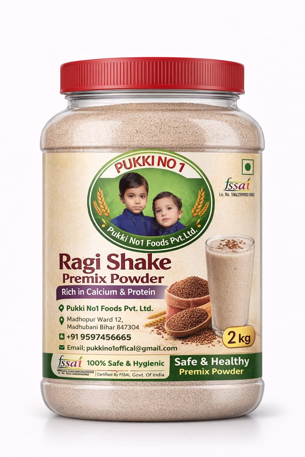 Ragi Shake Premix 2 Kg