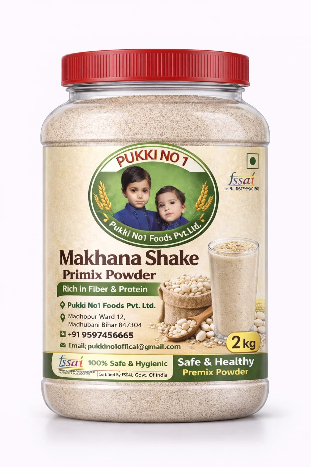 Makhana Shake Premix 2 Kg